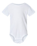 SubliVie Infant Polyester Sublimation Bodysuit - White Front