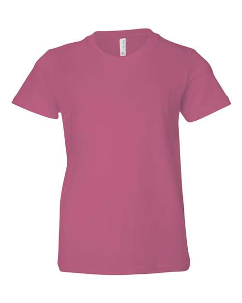 BELLA + CANVAS Youth Jersey Tee - Berry Front