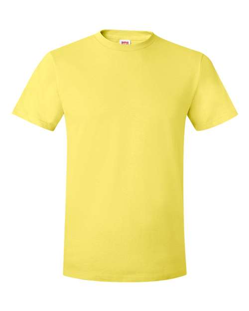 Hanes Unisex Perfect-T T-Shirt - Yellow Front