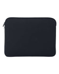 Liberty Bags Neoprene 13" Laptop Sleeve - Black Front