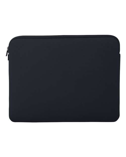 Liberty Bags Neoprene 15" Laptop Sleeve - Black Front