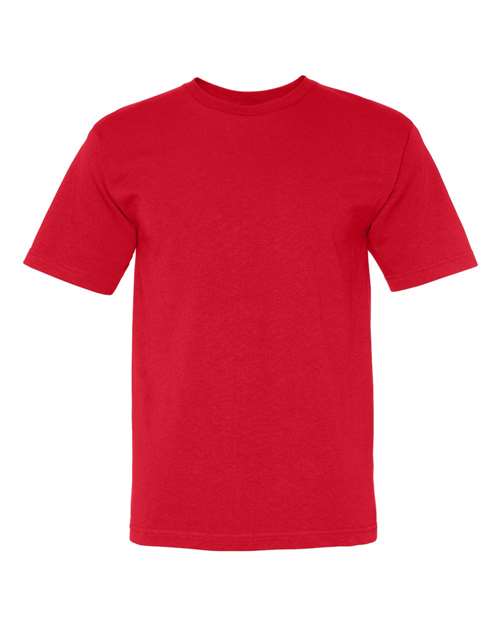 Unisex USA-Made Midweight T-Shirt - Red Front