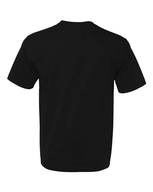 Unisex USA-Made Midweight T-Shirt - Black Back