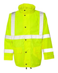 Kishigo Unisex Economy Full Rainsuit - Lime Front