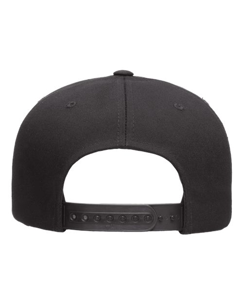 YP Classics Five-Panel Cotton Twill Snapback Cap - Back