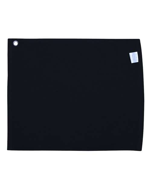 Carmel Towel Company Velour Hemmed Towel with Grommet & Hook - Back