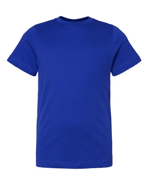 LAT Youth Fine Jersey Tee - Royal Front