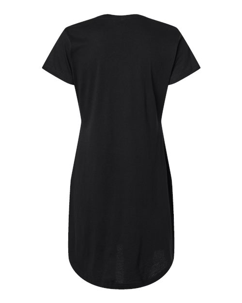 LAT Women's Fine Jersey V-Neck Coverup - Back