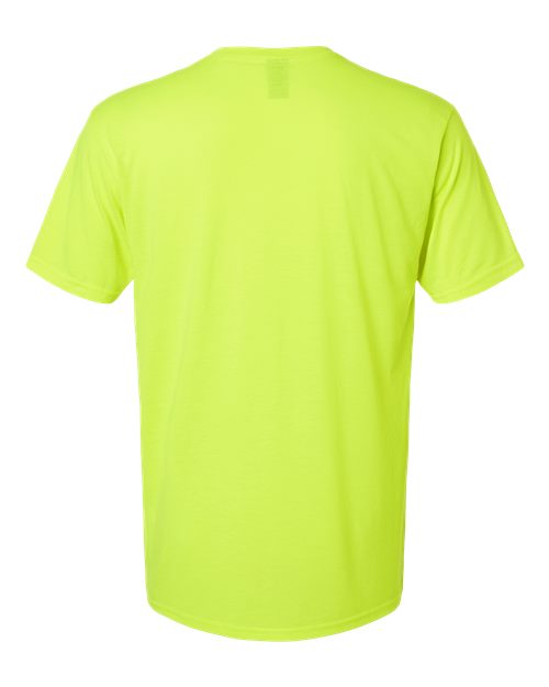 Unisex Performance® T-Shirt - Safety Green Back