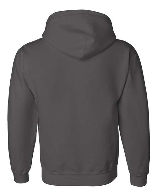 Unisex DryBlend® Hooded Sweatshirt - Charcoal Back