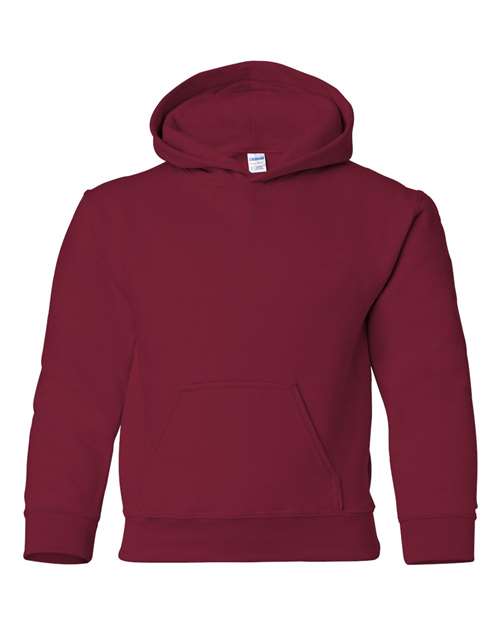 Youth Heavy Blend™ Hooded Sweatshirt - Cardinal Red Front