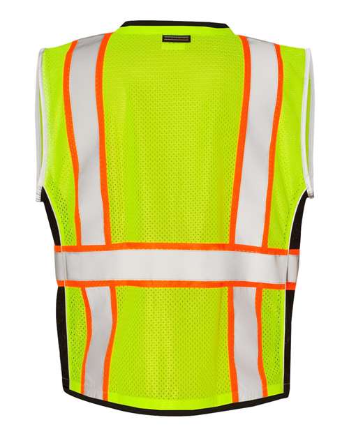 Kishigo Unisex Premium Black Series® Heavy-Duty Vest - Back