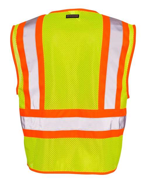 Kishigo Unisex Ultra-Cool™ Contrasting Mesh Vest - Back