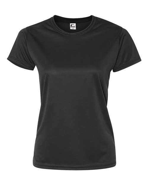 C2 Sport Women’s Performance T-Shirt - Black Front