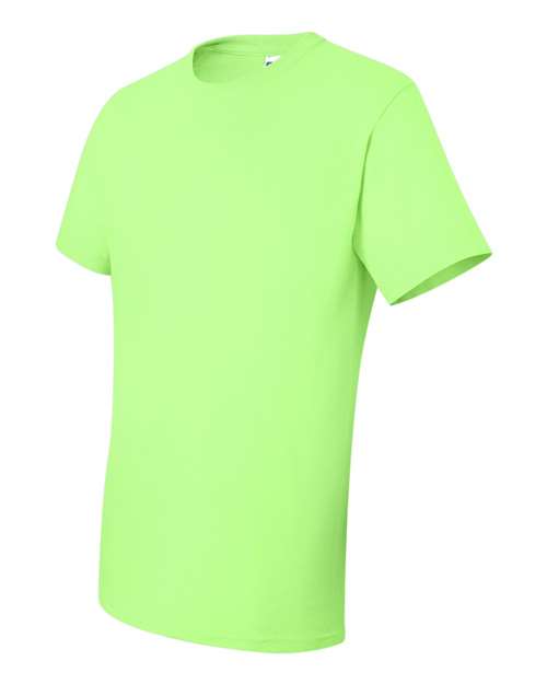 Unisex Dri-Power® 50/50 T-Shirt - Neon Green Front