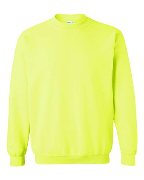 Unisex Heavy Blend™ Crewneck Sweatshirt - Safety Green Front