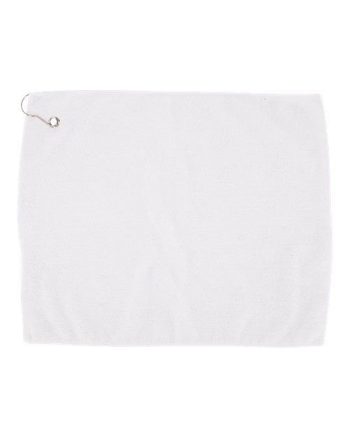 Carmel Towel Company Microfiber Golf Towel - White Front