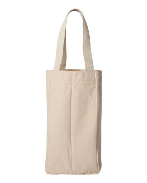 Liberty Bags Double Bottle Wine Tote - Back