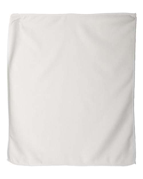 Microfiber Rally Towel - White Front