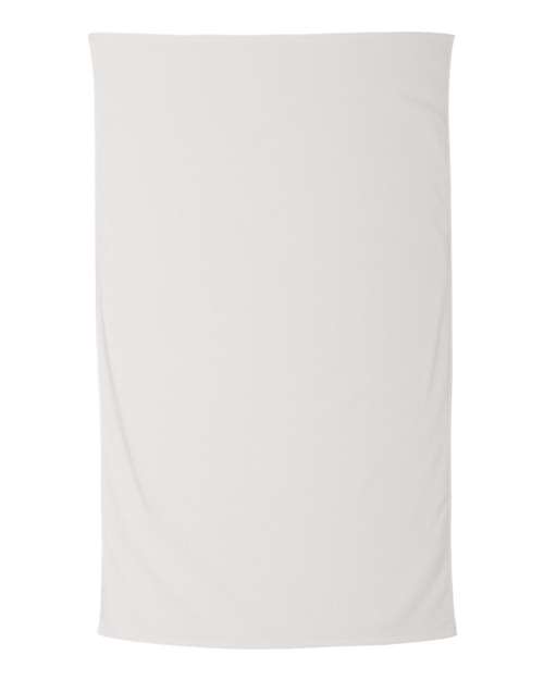 Carmel Towel Company Legacy Velour Beach Towel - White Front