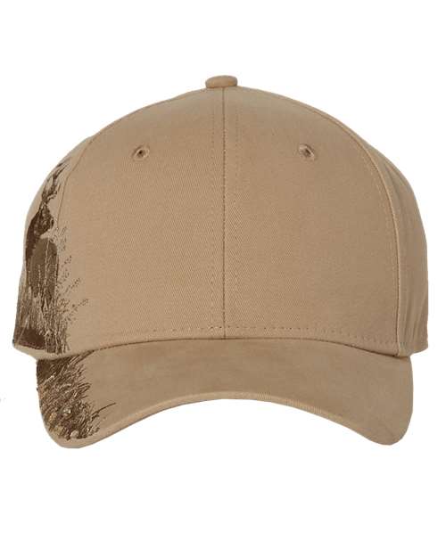 DRI DUCK Elk Cap - Khaki Front