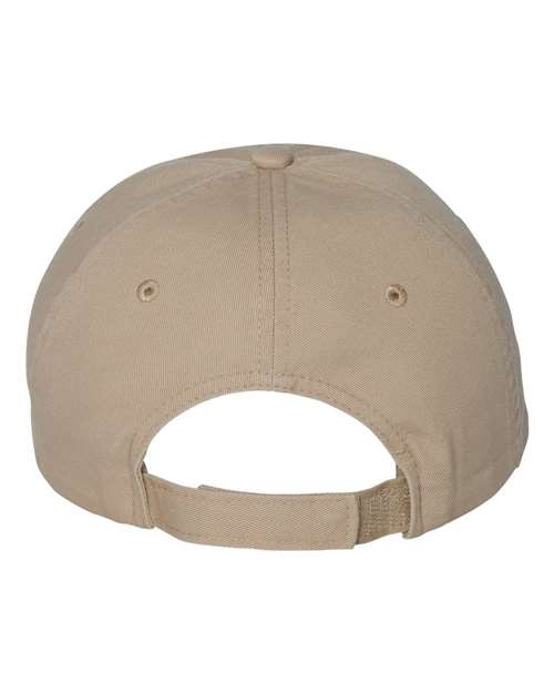 Valucap Bio-Washed Chino Twill Cap - Back