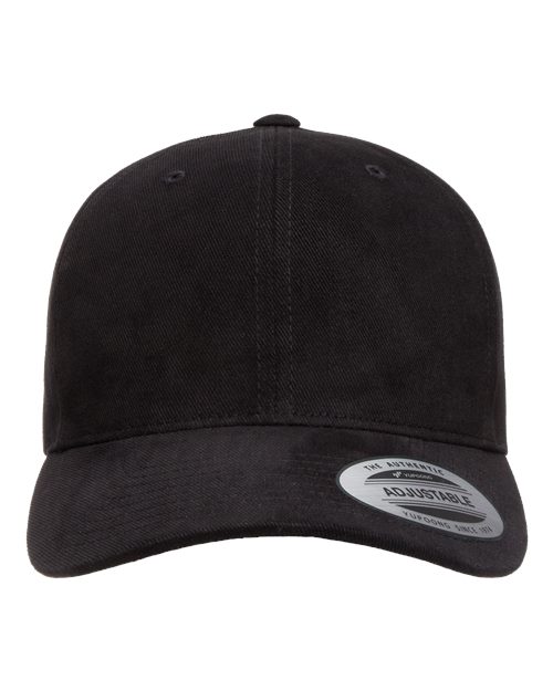 YP Classics Structured Brushed Twill Cap - Black Front