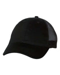 Sandwich Trucker Cap - Black/ Black Front