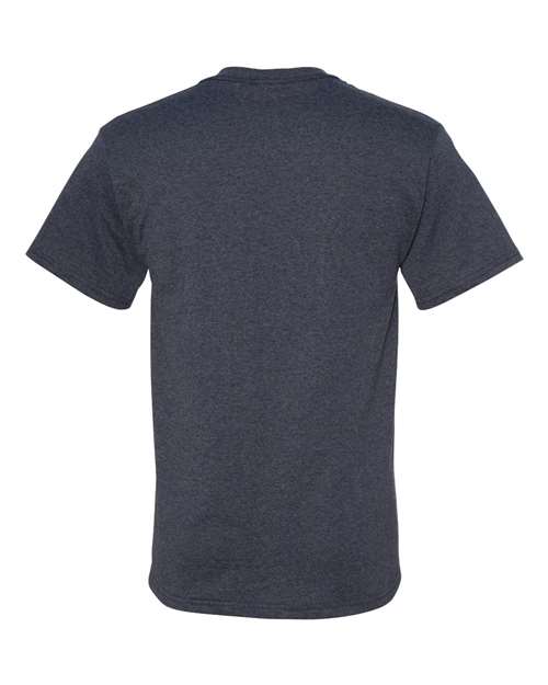 Unisex Dri-Power® 50/50 T-Shirt - Vintage Heather Navy Back