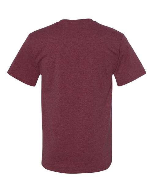 Unisex Dri-Power® 50/50 T-Shirt - Vintage Heather Maroon Back