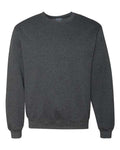 Unisex Super Sweats NuBlend® Crewneck Sweatshirt - Black Heather Front