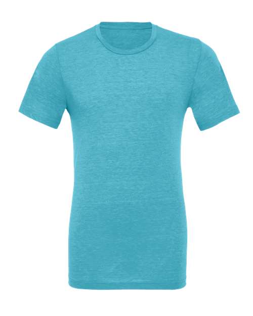 Triblend Tee - Aqua Triblend Front