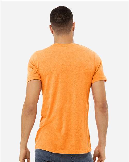 Triblend Tee - Orange Triblend Back
