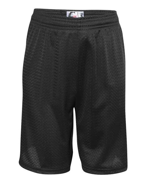 C2 Sport Youth Mesh Shorts - Black Front