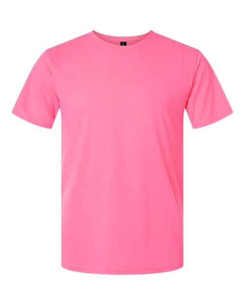 Unisex Performance® T-Shirt - Safety Pink Front