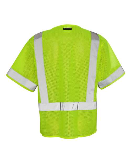 Kishigo Unisex Class 3 Economy Vest - Back
