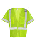 Kishigo Unisex Class 3 Economy Vest - Lime Front