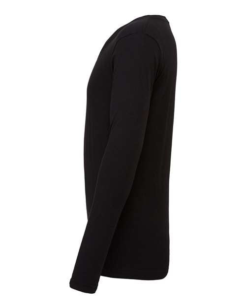 BELLA + CANVAS Unisex Long Sleeve V-Neck Tee - Side