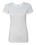 Women’s Triblend T-Shirt - Heather White Front