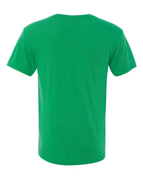 Next Level Men's Triblend V-Neck Tee - Back