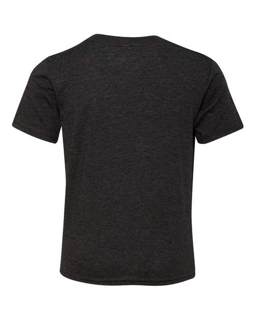 Youth Triblend T-Shirt - Vintage Black Back