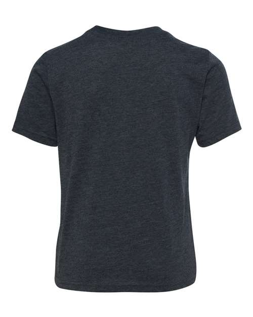 Youth Triblend T-Shirt - Vintage Navy Back