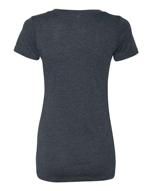 Next Level Women’s Triblend Deep V-Neck Tee - Back