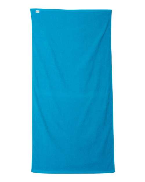 Carmel Towel Company Velour Beach Towel - Back
