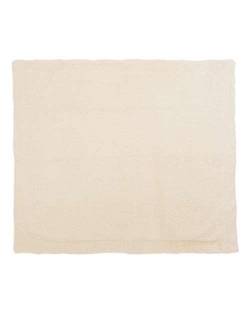 Micro Mink Sherpa Blanket - Grey Back