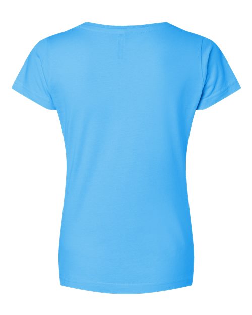 LAT Women's Fine Jersey V-Neck Tee - Back