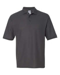 JERZEES Men's Easy Care™ Piqué Polo - Charcoal Grey Front