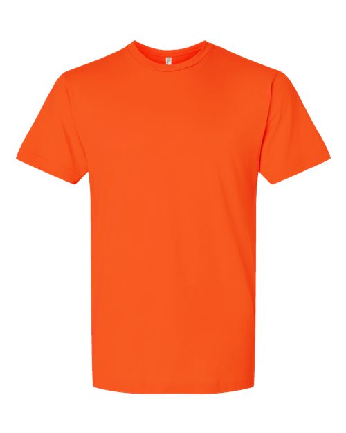 LAT Unisex Fine Jersey Tee - Orange Front
