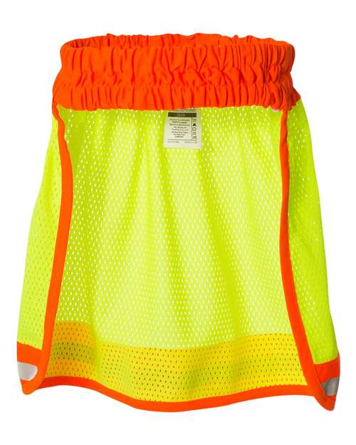Kishigo Hard Hat Sun Shield - Lime Front