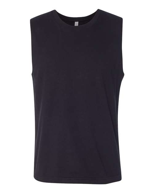 Jersey Muscle Tank - Black Front